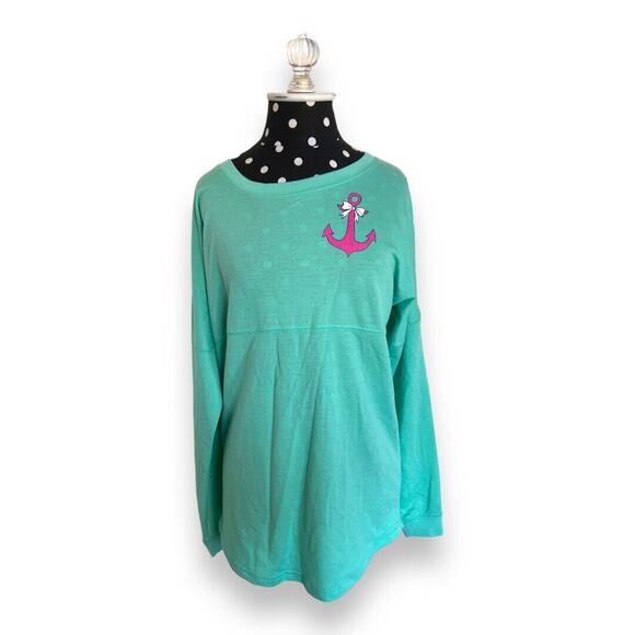 Red Camel Womens Shirt XS Spirit Top Seafoam Green Anchored in the South Jersey - Picture 5 of 10